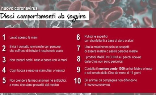 PAVIA 22/02/2020: Coronavirus (AGGIORNAMENTI). Saliti a 2 i morti. 27 i contagiati fra cui due pavesi. Ecco cosa accade e le misure prese in provincia di Pavia