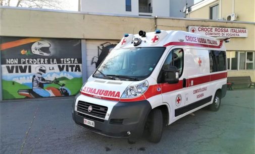 VOGHERA 21/03/2020: Alla Croce rossa una nuova ambulanza da una benefattrice