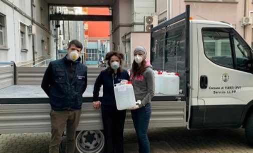 VARZI 26/03/2020: Dal Politecnico di Milano soluzione disinfettante in dono alla Comunità montana e all’Oltrepò pavese