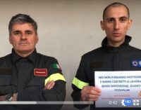 ITALIA 15/03/2020: Vigili del fuoco. L’appello al tempo del Coronavirus. Fateci lavorare in sicurezza (IL VDEO)