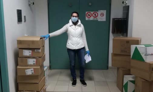 VOGHERA 21/03/2020: Coronavirus. Consegnato in Ospedale il primo materiale sanitario comprato con l’iniziativa di Rebecca Re. La raccolta continua