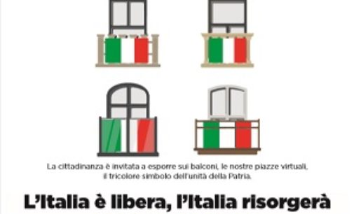 VOGHERA 24/04/2020: Festa della Liberazione. Domani bandiere alle finestre e cerimonia senza il pubblico