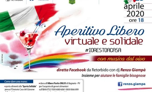 VALLE STAFFORA 20/04/2020: Sabato 25 l’“Aperitivo solidale” #iorestoacasa via facebook per aiutare le famiglie bisognose