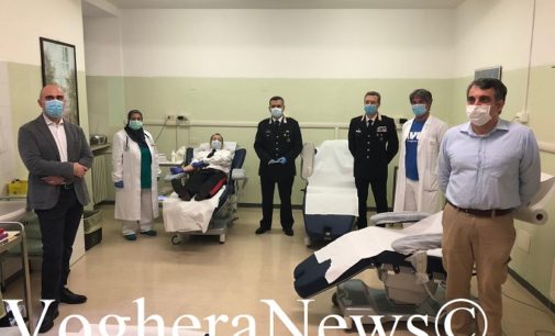 VOGHERA 12/05/2020: Carabinieri all’Avis per donare il sangue alla città. Oggi i primi 5 militari. Ne seguiranno molti altri