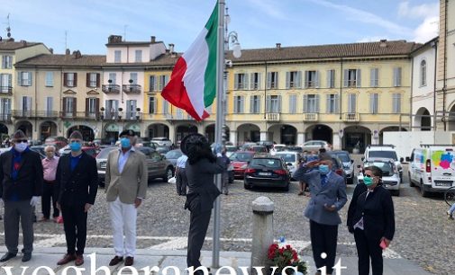 VOGHERA 25/05/2020: Prima Guerra Mondiale. In Duomo l’alzabandiera e la corona di fiori ai Caduti