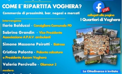 VOGHERA 25/06/2020: Facebook. “I Quartieri di Voghera” discutono: “Come è ripartita Voghera?”