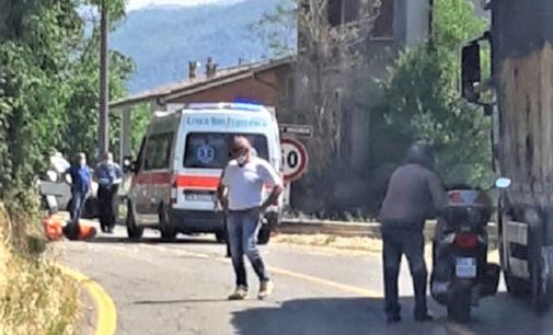 GODIASCO 01/06/2020: Due incidenti lungo la provinciale del Penice. Feriti un ciclista e un motociclista