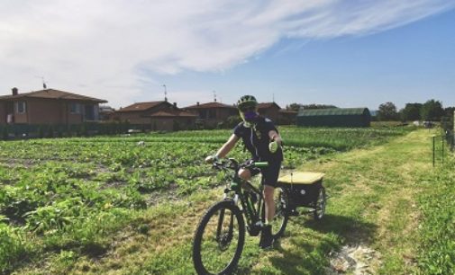 VOGHERA 01/06/2020: Sulla Ciclovia dei Malaspina per consegnare in bici i prodotti degli Orti Sociali