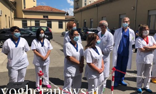 VOGHERA 19/06/2020: Un ventilatore polmonare in dono all’ospedale per tornare alla normalità dopo il Coronavirus. Gallera. “Da noi c’è stato il cratere della bomba”