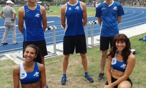 VOGHERA 19/08/2020: Atletica. A Donnas nuovi primati personali per gli iriensi Casareale Rossi Morongiu Milanesi e Pillla