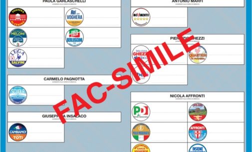 VOGHERA 20/09/2020: Elezioni. Oggi e domani si vota per il sindaco. Ecco le regole e i candidati