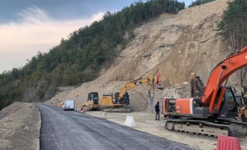 VARZI 30/09/2020: Strade. Riapre questa mattina la S18 interrotta da dicembre per una maxi frana