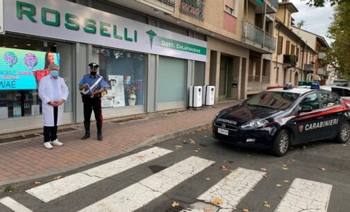 PAVIA VOGHERA & PROVICIA 26/01/2023: Furti alle farmacie. Arresti e denunce. Carabinieri al lavoro per arginare il fenomeno. Come prevenirli