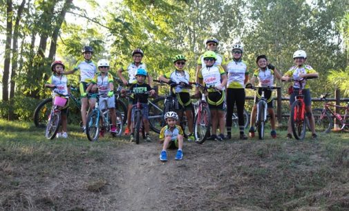 LUNGAVILLA 18/09/2020: Ciclismo. Gli allenamenti dei giovanissimi di Upol al parco palustre. Si cercano nuove leve