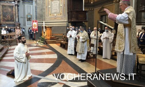 VOGHERA 07/12/2020: Martedì 8 dicembre l’ordinazione diaconale del vogherese Daniele Lottari. La celebrazione sarà trasmessa in diretta web dal Duomo di Voghera