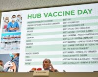 PAVIA VOGHERA 23/12/2020: Vaccine Day Anticovid. Domenica 27 le prime 1.620 dosi. Fra i primi a vaccinarsi l’infettivologo Raffaele Bruno di Pavia che ha curato il “paziente 1”