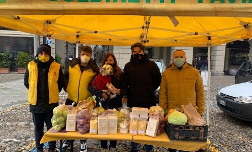 VOGHERA 25/01/2021: Spesa sospesa. Oltre un quintale e mezzo di cibo raccolto al mercato di Campagna Amica