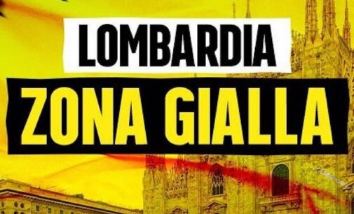 REGIONE PROVINCIA 31/12/2021: Covid. Da lunedì Lombardia in zona gialla. Il presidente Fontana: mascherina all’aperto era già obbligatoria, nessun’ altra restrizione