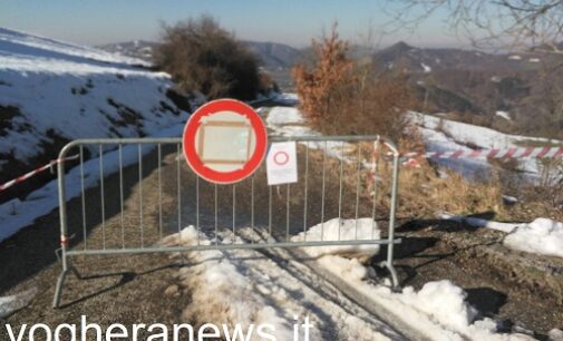 PONTE NIZZA 25/01/2021: Frana sulla strada da Ponte Nizza per Pizzocorno. Bloccata la Sp137