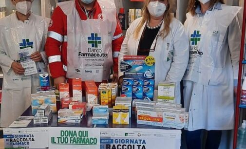 VOGHERA 14/02/2021: Prosegue fino a domani il Banco Farmaceutico. La C.R.I. al fianco delle farmacie