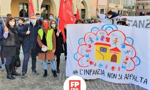 PAVIA 25/02/2021: Sindacati contro l’esternalizzazione del nido Collodi e della materna Muzio