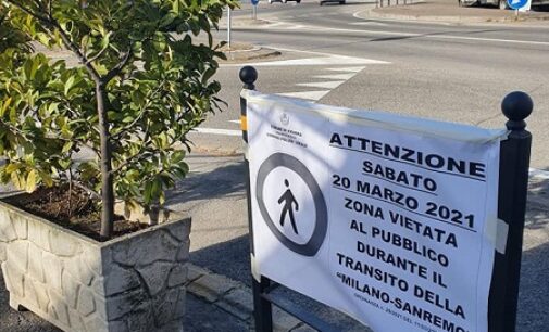 VOGHERA 18/03/2021: Quest’anno la Milano-Sanremo è vietata al pubblico. E la Rai pensa ad una diretta “no stop”