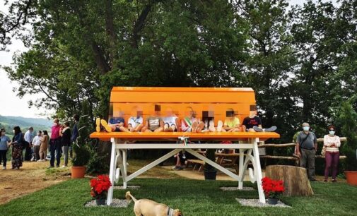 CODEVILLA 30/05/2021: Inaugurata la Big Bench comunale. A breve una Panchina Gigante anche a Casteggio