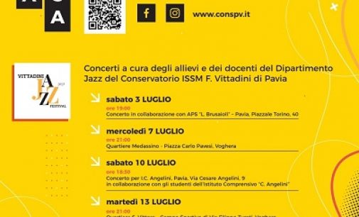 VOGHERA 13/07/2021: Musica. Stasera il concerto Jazz del Vittadini a San Vittore