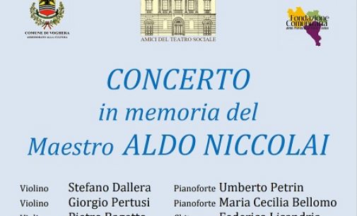 VOGHERA 06/07/2021: Il mondo della musica non scorda Aldo Niccolai. Per lui Venerdì sera un concerto in Santa Maria delle Grazie