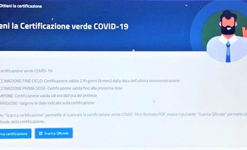 PAVIA 23/07/2021: Coronavirus. Varato il “Green Pass” contro il Covd19. Ecco come e per chi funziona