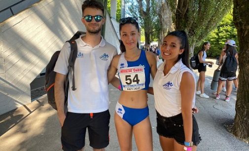 VOGHERA 14/07/2021: Atletica. Ai campionati Italiani Allievi a Rieti va forte Cecilia Tagliabue