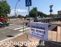 VOGHERA 09/07/2021: Ponte Rosso chiuso. Verde più “lungo” in strada Bobbio per ‘facilitare’ le vie alternative
