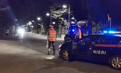 SALICE TERME 21/08/2021: Movida. Blitz dei Carabinieri in bar e hotel. Elevate sanzioni per circa 46.000 euro