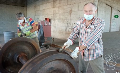 VOGHERA 27/08/2021: Il Museo Ferroviario si arricchisce di un “reperto monumento” all’ingresso