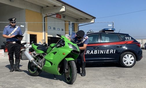 VOGHERA 27/09/2021: Non si ferma all’alt dei Carabinieri. Rocambolesco inseguimento per le strade cittadine. Fermato e denunciato un centauro