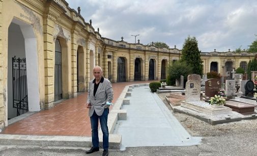 VOGHERA 28/05/2023: Cimitero Maggiore. In corso il terzo lotto della manutenzione straordinaria dell’ala storica. Quasi 120mila euro l’investimento del Comune