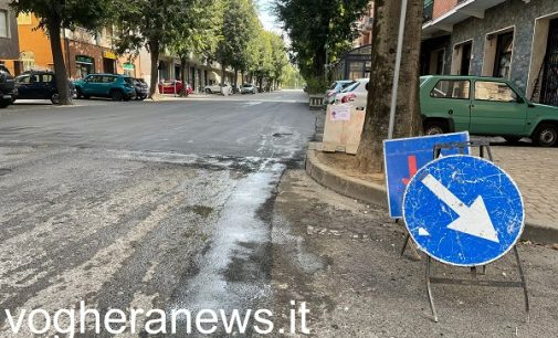 VOGHERA 21/09/2021: Strade. Nuovo asfalto in tre vie. Si parte con la martoriata via Verdi