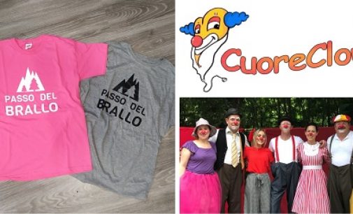 BRALLO 31/10/2021: L’iniziativa t-shirt “Passo del Brallo” regala a CuoreClown (i primi) 500 euro