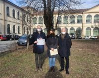 VOGHERA 01/12/2021: Festa dell’albero. Anche all’IC Dante la cerimonia di posa di una piantina