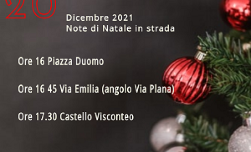 VOGHERA 17/12/2021: Saggio e concerto itinerante. Così L’indirizzo Musicale dell’IC Dante festeggia il Natale