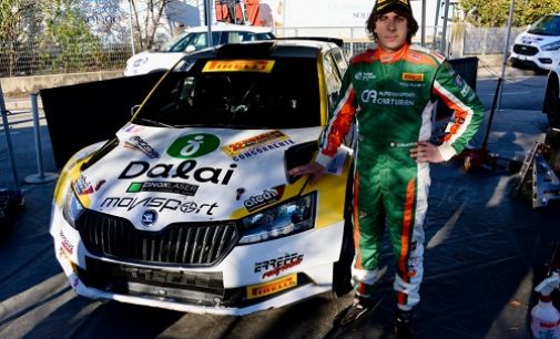 VOGHERA 03/03/2022: Rally. Al vogherese Giacomo Scattolon nel 2022 la tuta ufficiale ACI Team Italia