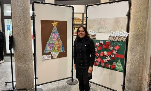 VOGHERA 22/12/2021: Per Natale la mostra dei lavoretti delle scuole nell’atrio della Biblioteca