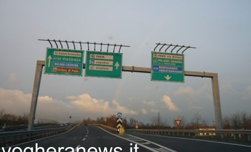 PAVIA 28/01/2022: Strade. Martedì mattina chiusi sulla Tangenziale Ovest gli ingressi allo svincolo per Bereguardo