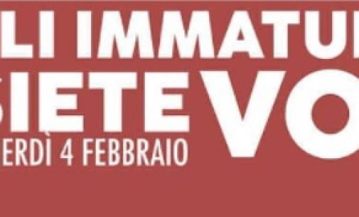 PAVIA 04/02/2022: Studenti contro la maturità decisa dal Governo. Oggi manifestazione “Gli immaturi siete voi!” anche a Pavia