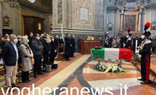 VOGHERA 08/03/2022: Oggi i funerali del luogotenente dei carabinieri Luca Lanza