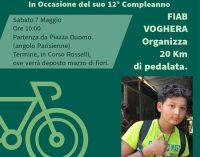 VOGHERA 27/04/2022: Una pedalata in città per ricordare Richard Camellini