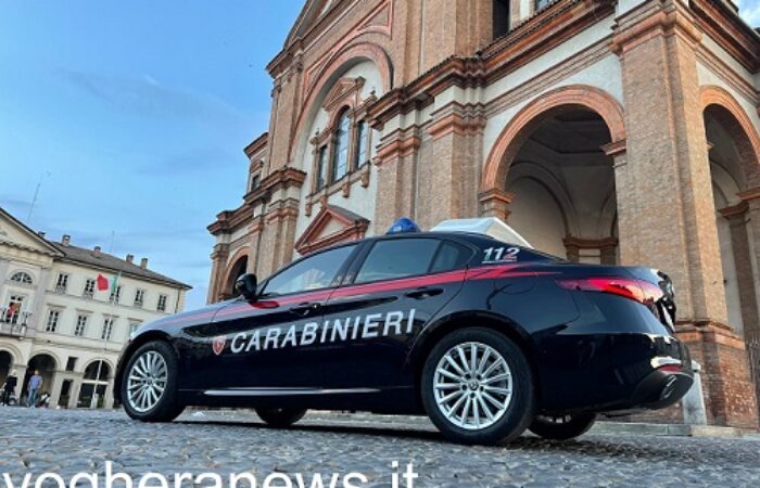 VOGHERA 03/10/2026. La folle fuga per le vie della città. Poi l’arresto da parte dei carabinieri