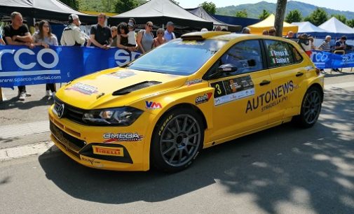 VARZI 15/05/2022: Rally Valli Oltrepò. Brega e Zanini su Volkswagen Polo R5 chiudono al comando il primo giorno. Le gare di oggi