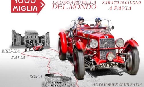 STRADELLA PAVIA 14/06/2022: Sabato la Mille Miglia passa in provincia. Le auto storiche entreranno a Stradella e Pavia e attraverseranno i territori di 12 Comuni in tutto