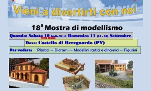 BEREGUARDO 28/07/2022: Modellismo una passione senza età. Sabato 10 e Domenica 11 settembre la 18esima mostra